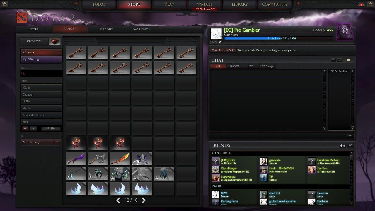 DOTA 2 Keys, ITEM, ARCANA