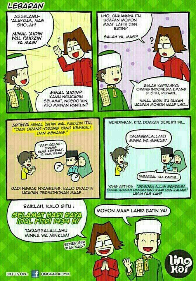 Ini gan Ucapan hari Raya idul fitri yang benar 