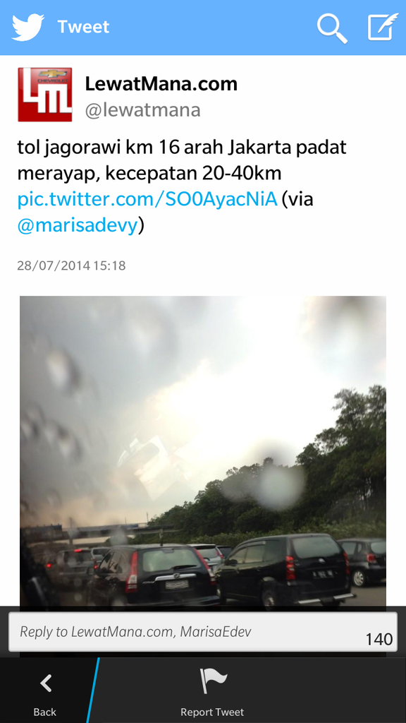 Jalanan Jakarta saat lebaran 