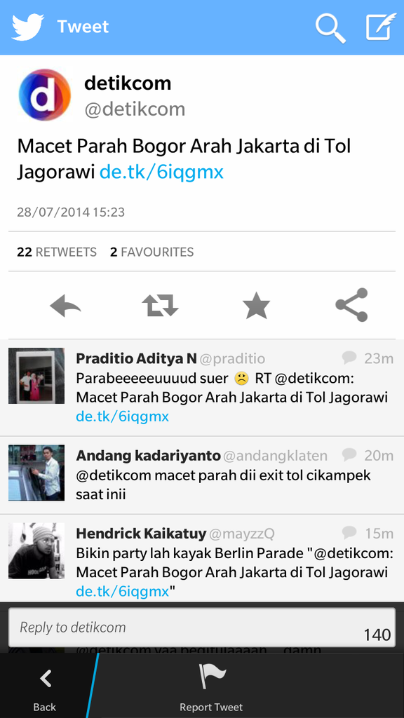 Jalanan Jakarta saat lebaran 