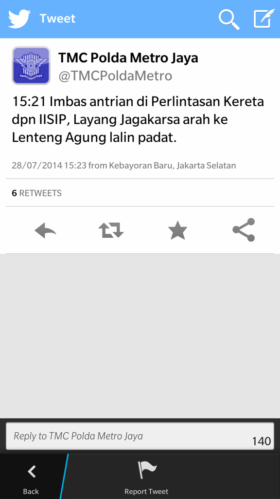 Jalanan Jakarta saat lebaran 