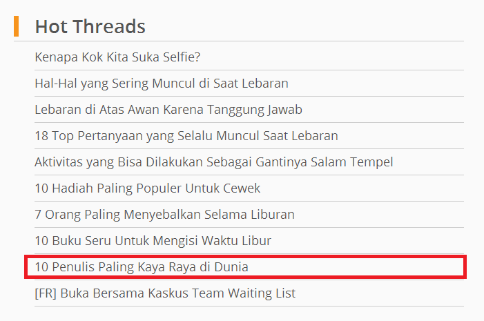 10 Penulis Paling Kaya Raya Di Dunia