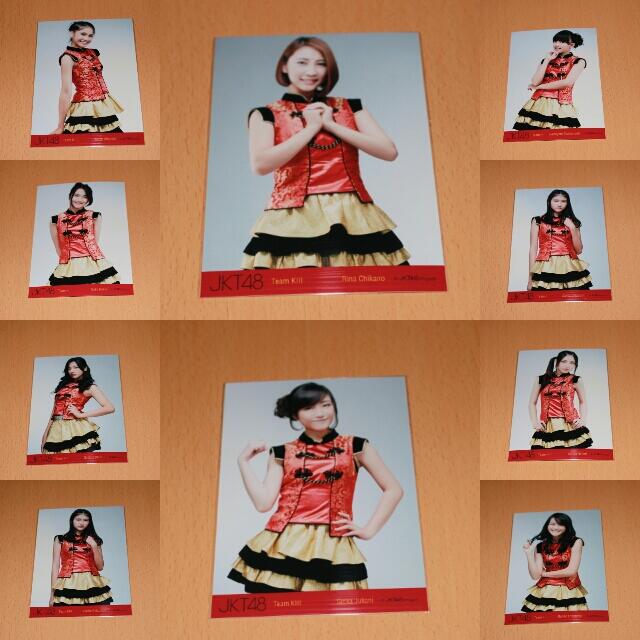 #WTS Photopack PP JKT48 flying get (furage) red, blue, Nabilah