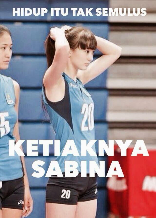 Kumpulan Meme Cantik Sabina Altynbekova