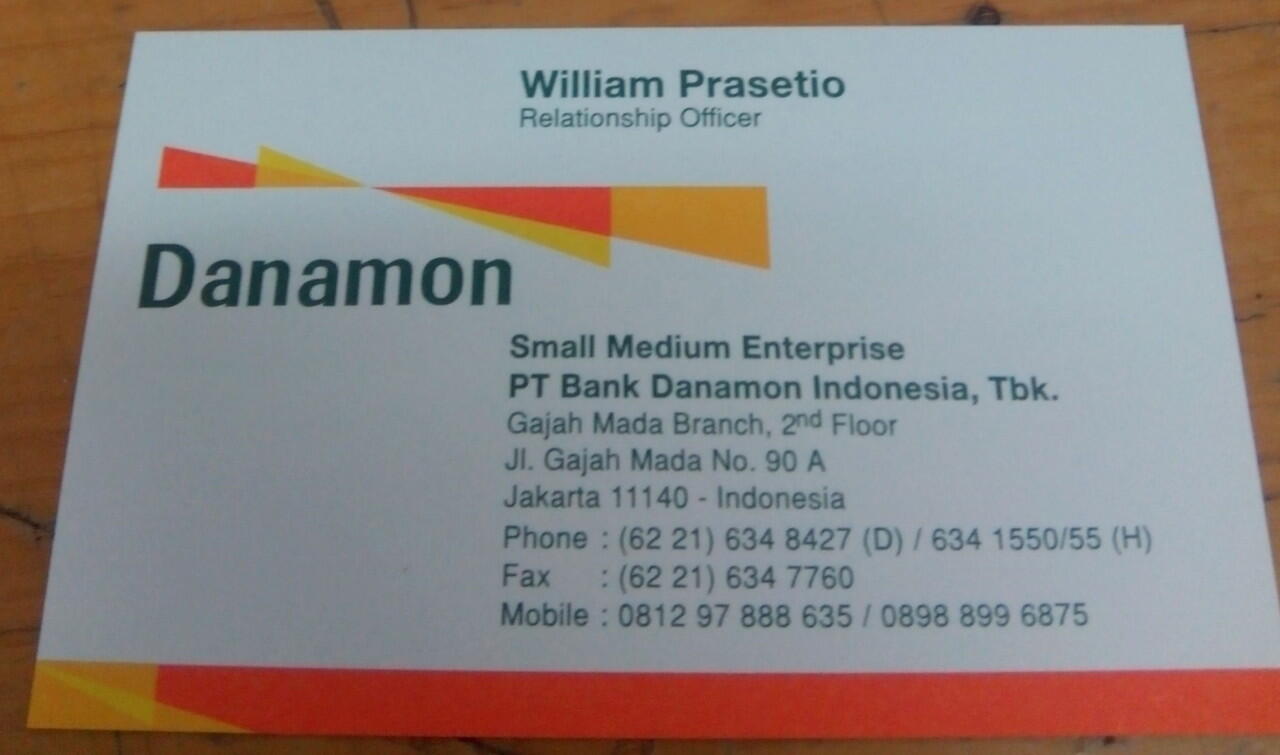 Penawaran Kerjasama Bank Danamon|Modal Kerja|Investasi|Alat Berat|Kredit Berjangka