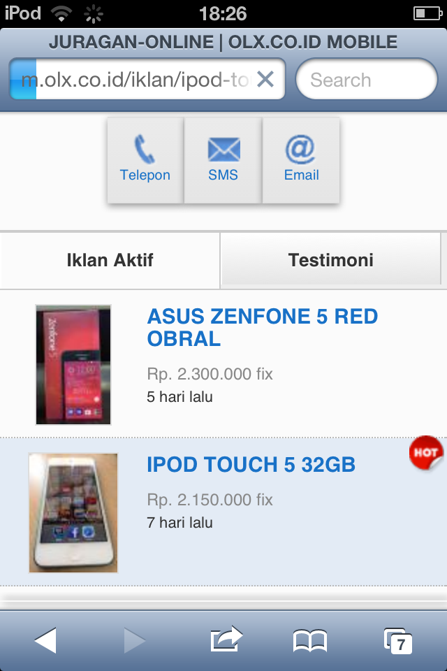 Penipuan di olx id: juragan-online nama syafiuddin HLH BCA 4121468365 punya id kaskus