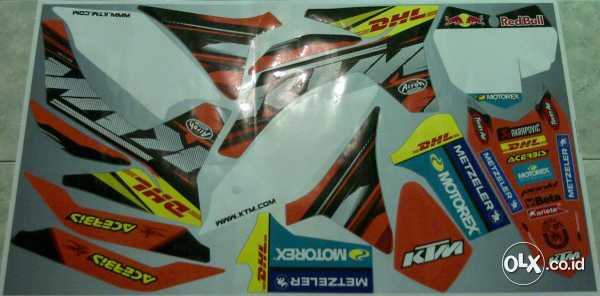 Cari Decal Ktm 250 Excf Ktm 250 Sxf Ktm 350 Excf Sixdays 