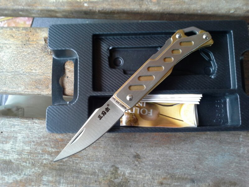 Sarenmu 4058 & Sarenmu GR5-605 small folding knife/pisau