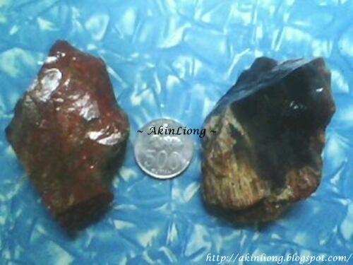 Bahan Batu Cincin Garut & Teratai Merah