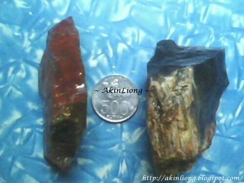 Bahan Batu Cincin Garut & Teratai Merah