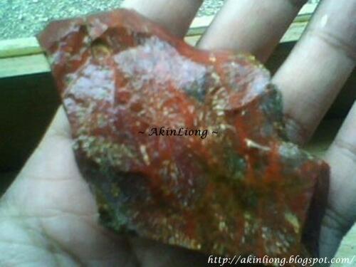 Bahan Batu Cincin Garut & Teratai Merah