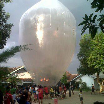 Balon Udara Tradisi Lebaran Masyarakat Ponorogo