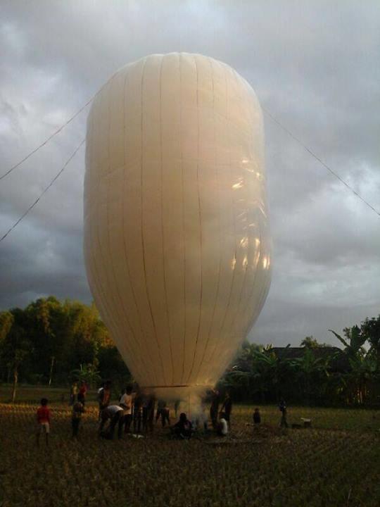 Balon Udara Tradisi Lebaran Masyarakat Ponorogo