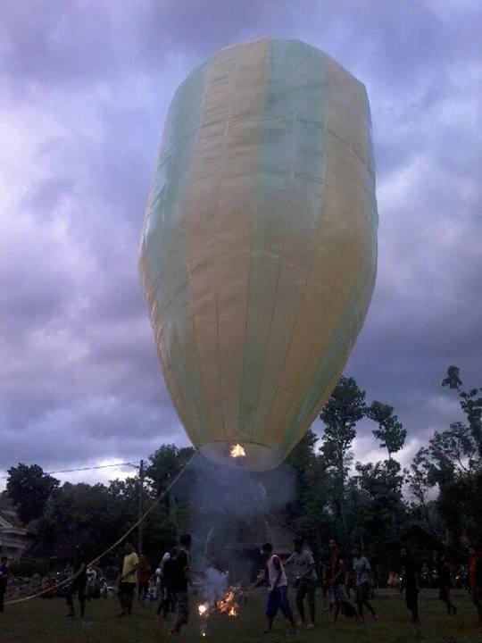 Balon Udara Tradisi Lebaran Masyarakat Ponorogo