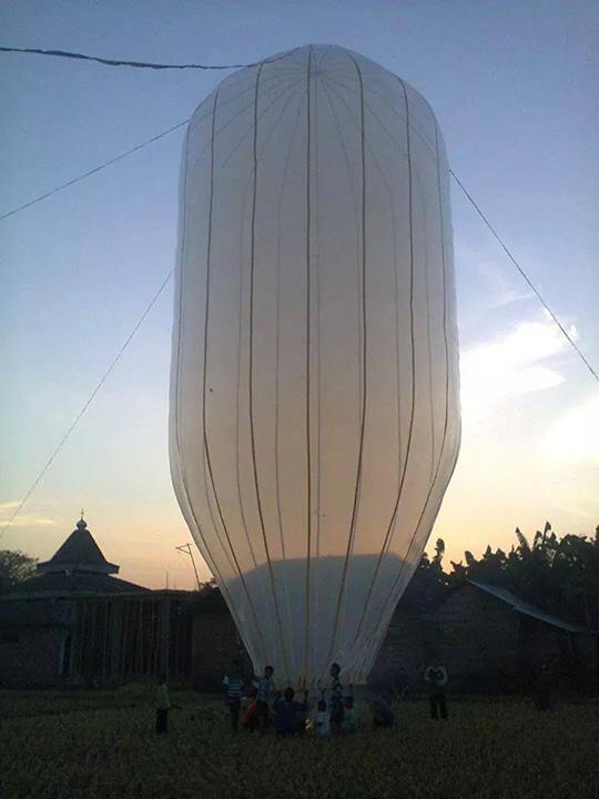 Balon Udara Tradisi Lebaran Masyarakat Ponorogo