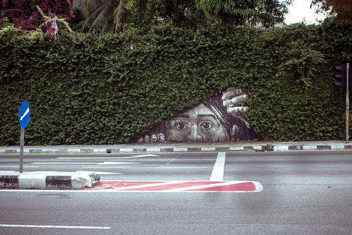 Street art yang hidup