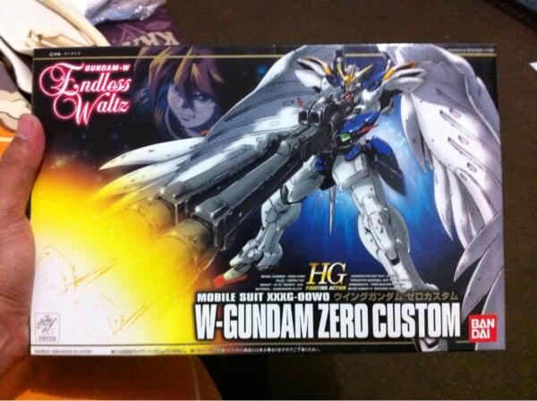 WTS HG Wing Gundam Zero Custom XXXG-00W0 EW+ SD Wing Gundam XXXG-01W EW
