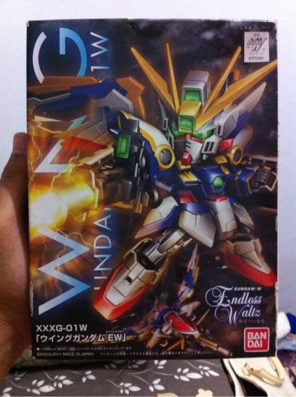 WTS HG Wing Gundam Zero Custom XXXG-00W0 EW+ SD Wing Gundam XXXG-01W EW
