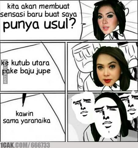 &#91;New&#93; Meme Syahrini Waktu Umroh 