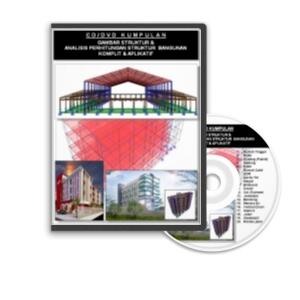 CD/DVD KUMPULAN GAMBAR STRUKTUR DAN PERHITUNGAN STRUKTUR BANGUNAN KOMPLIT & APLIKATIF