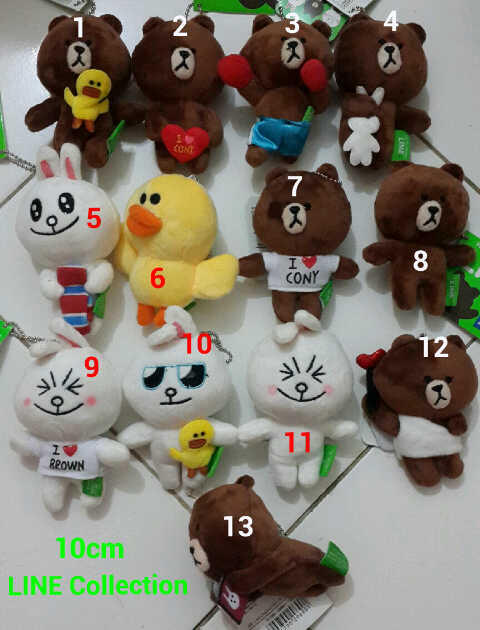 JUAL BONEKA LINE MERCHANDISE BROWN CONY SALLY ORIGINAL TERMURAH