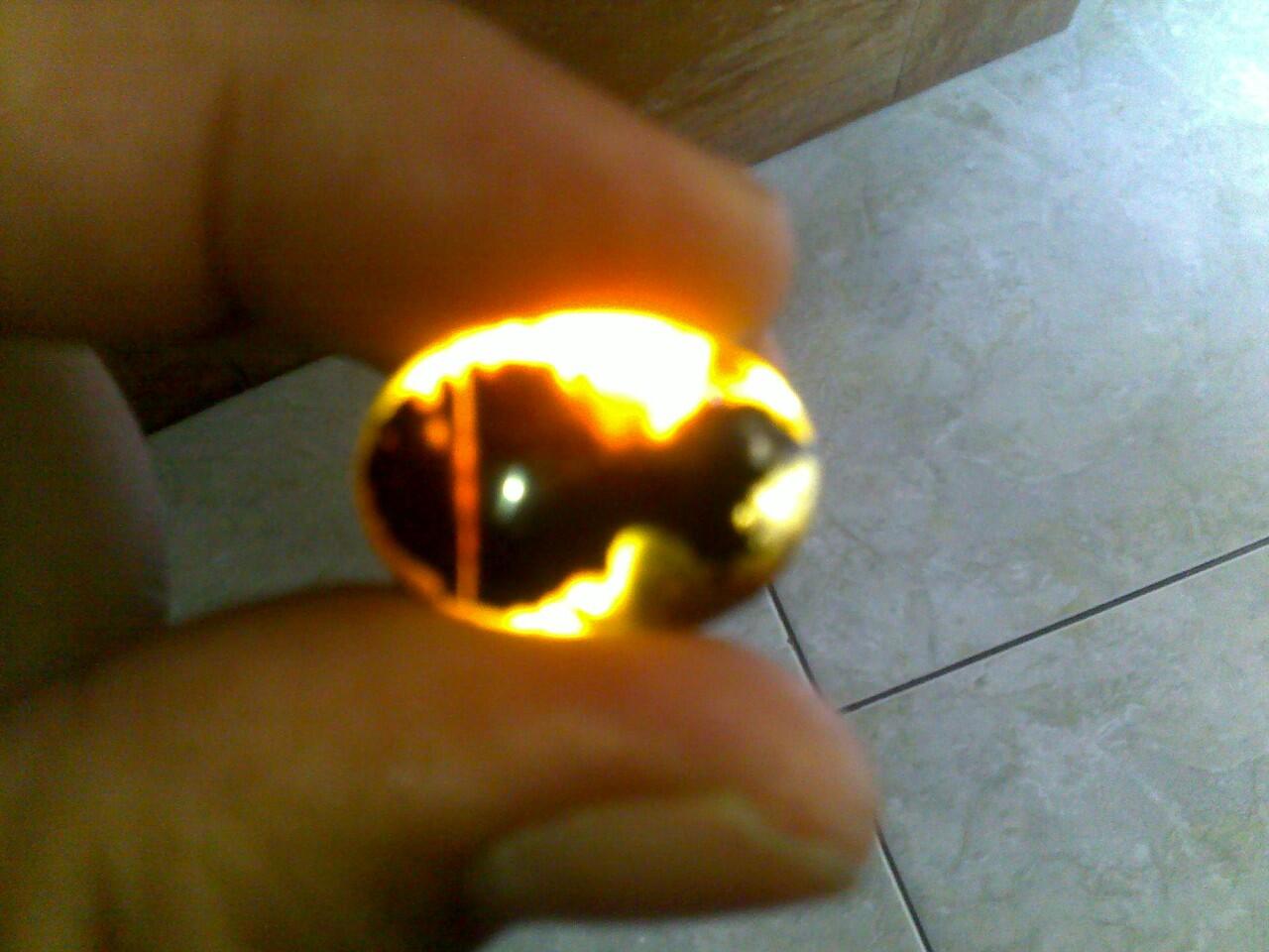 WTS : Batu Gambar Ikan Cupang ( RARE : Collector item )