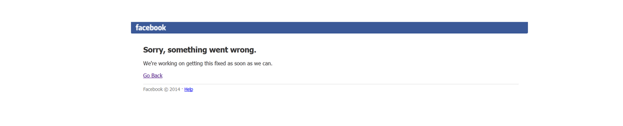 facebook down lagi pada 1 agustus 2014 (jam 23.14)