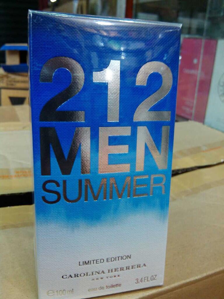 Parfum Original Carolina Herrera 212 Men Summer