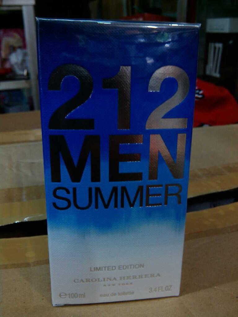 Parfum Original Carolina Herrera 212 Men Summer
