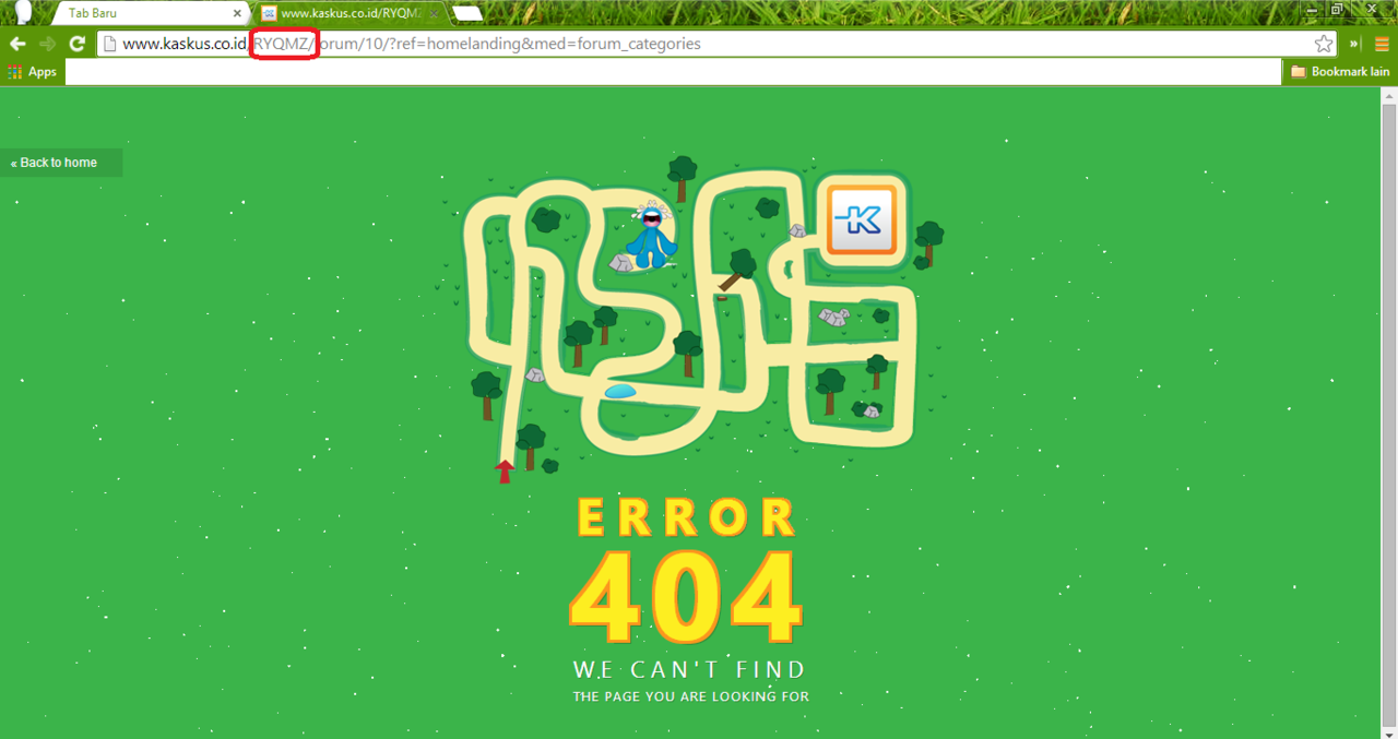 Error Link Kaskus, kenapa ya?