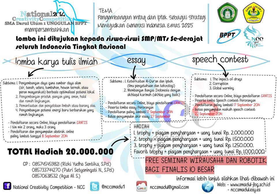 National Creativity Competition 2014 (repost)