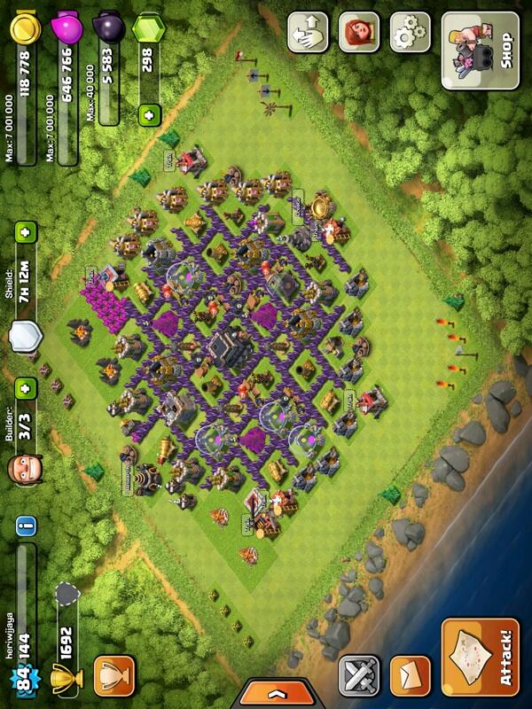 jual clash of clans rugi pensiun