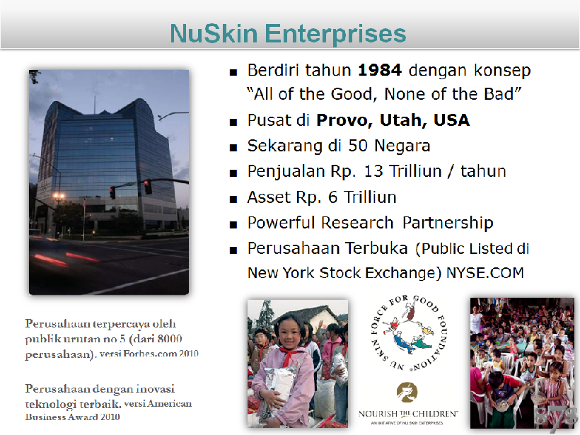 NuSkin Enterprises, Kesempatan Menuju Kesuksesan!