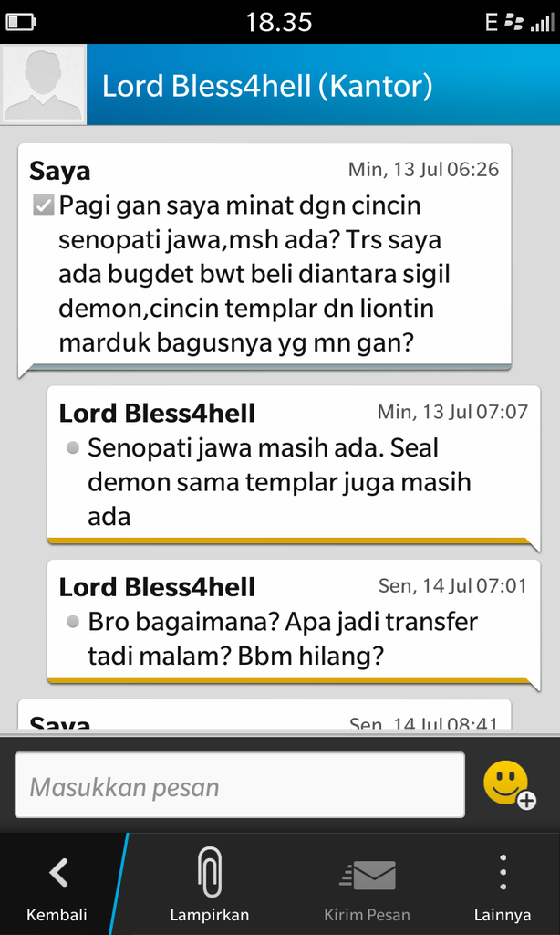 SURAT Untuk Bless4hell