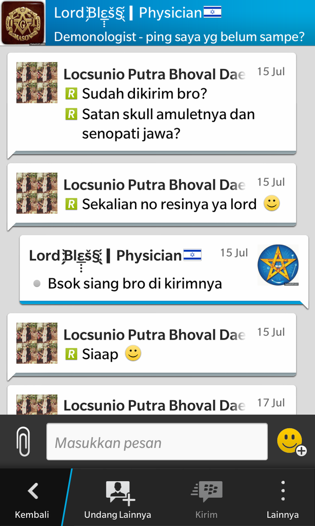 SURAT Untuk Bless4hell