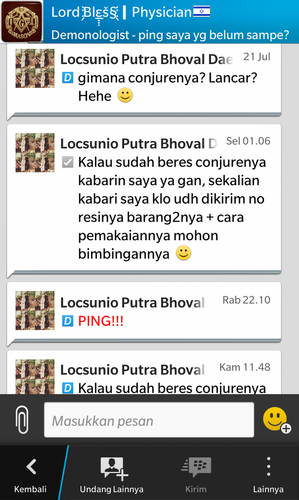 SURAT Untuk Bless4hell