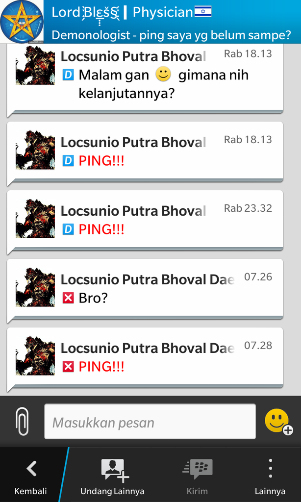 SURAT Untuk Bless4hell