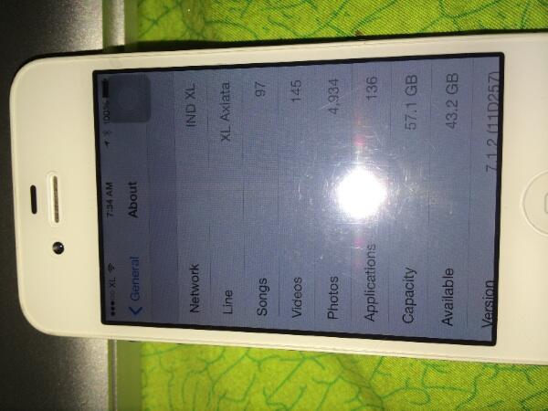 Terjual Jual iphone 4s 64 gb white - prefer COD tangerang 