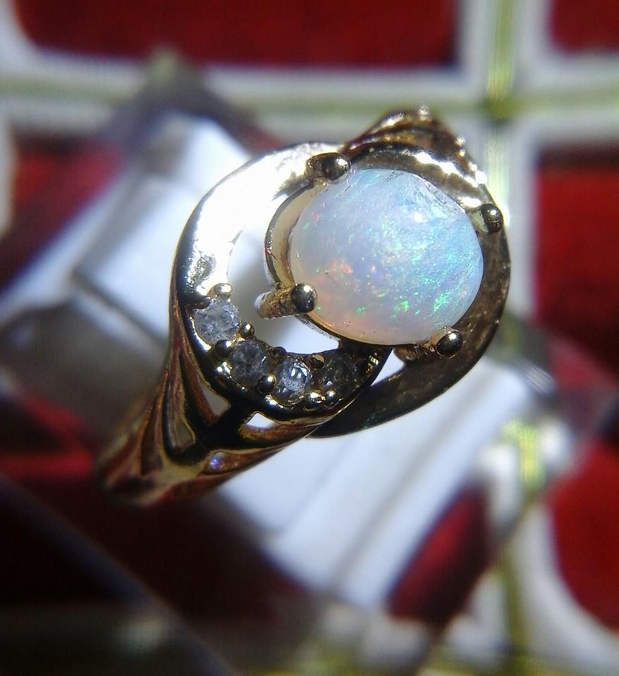 4 pcs kalimaya banten : black opal solid, teh, teh kristal, dn susu.
