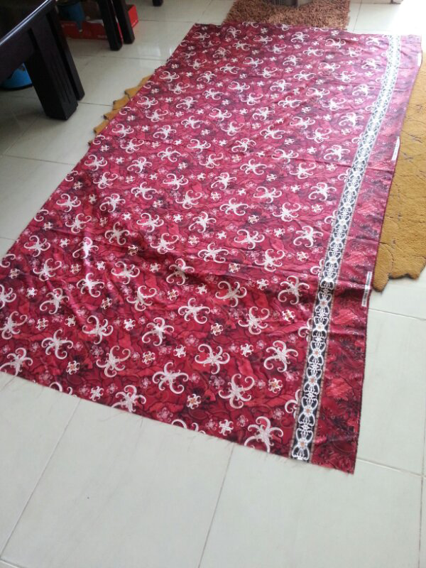 Batik Kaltim hijau