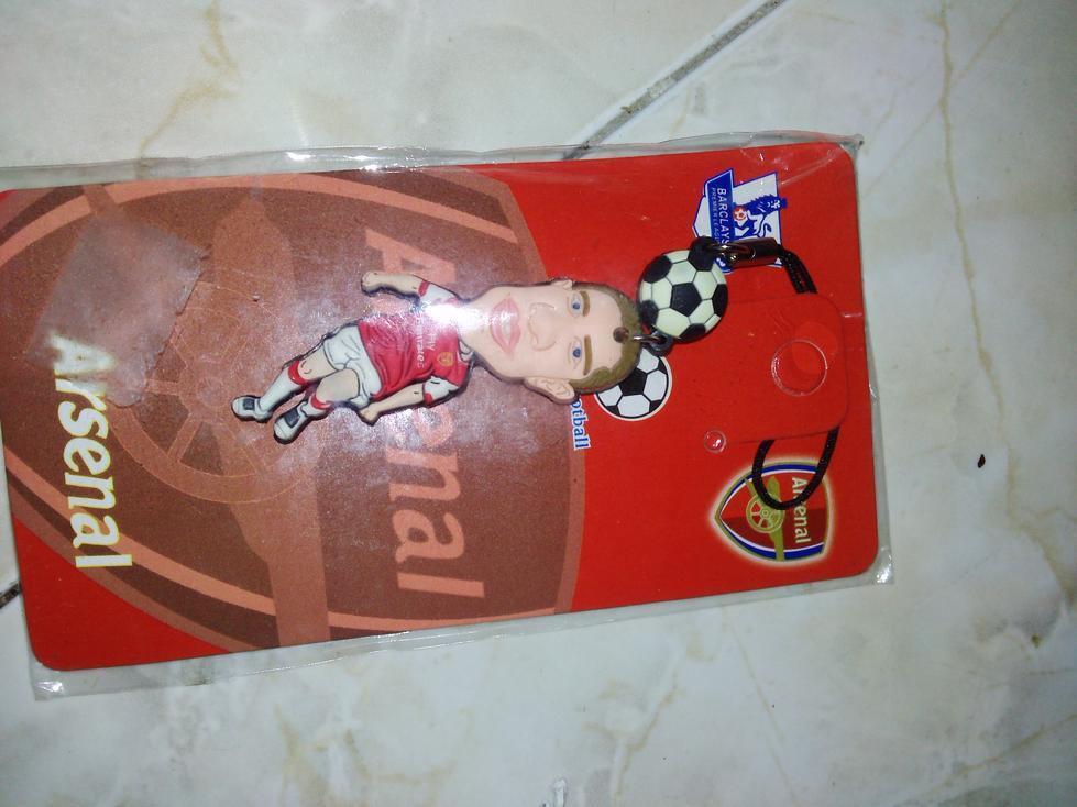 WTS : Key Chain / Gantungan Kunci Robin Van Persie Arsenal