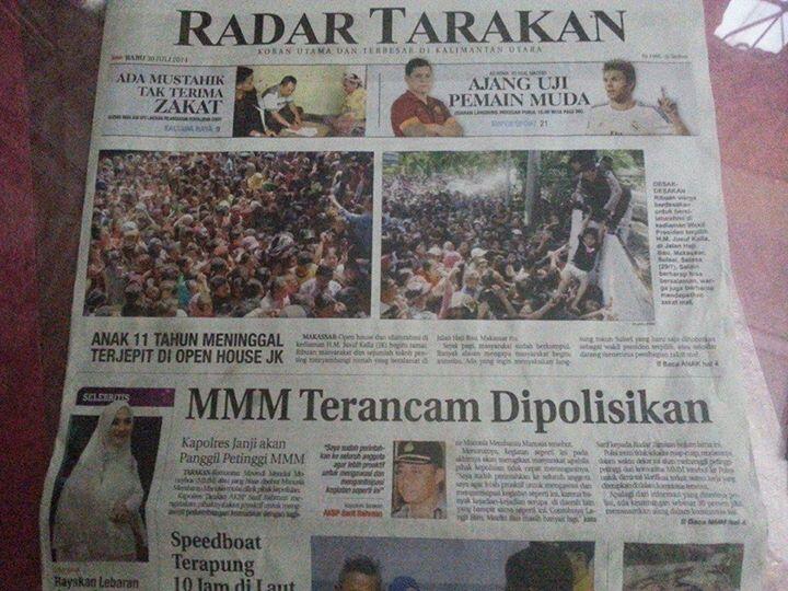 Rencana Penipuan MMM Indonesia