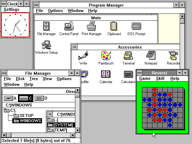 Homescreen OS Windows dan OS X(Macintosh)