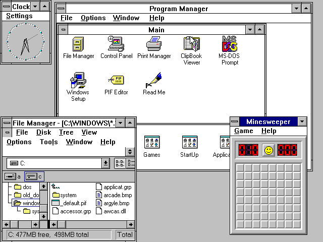 Homescreen OS Windows dan OS X(Macintosh)