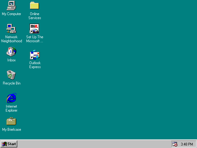 Homescreen OS Windows dan OS X(Macintosh)