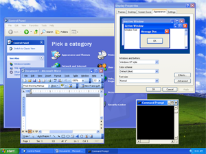 Homescreen OS Windows dan OS X(Macintosh)