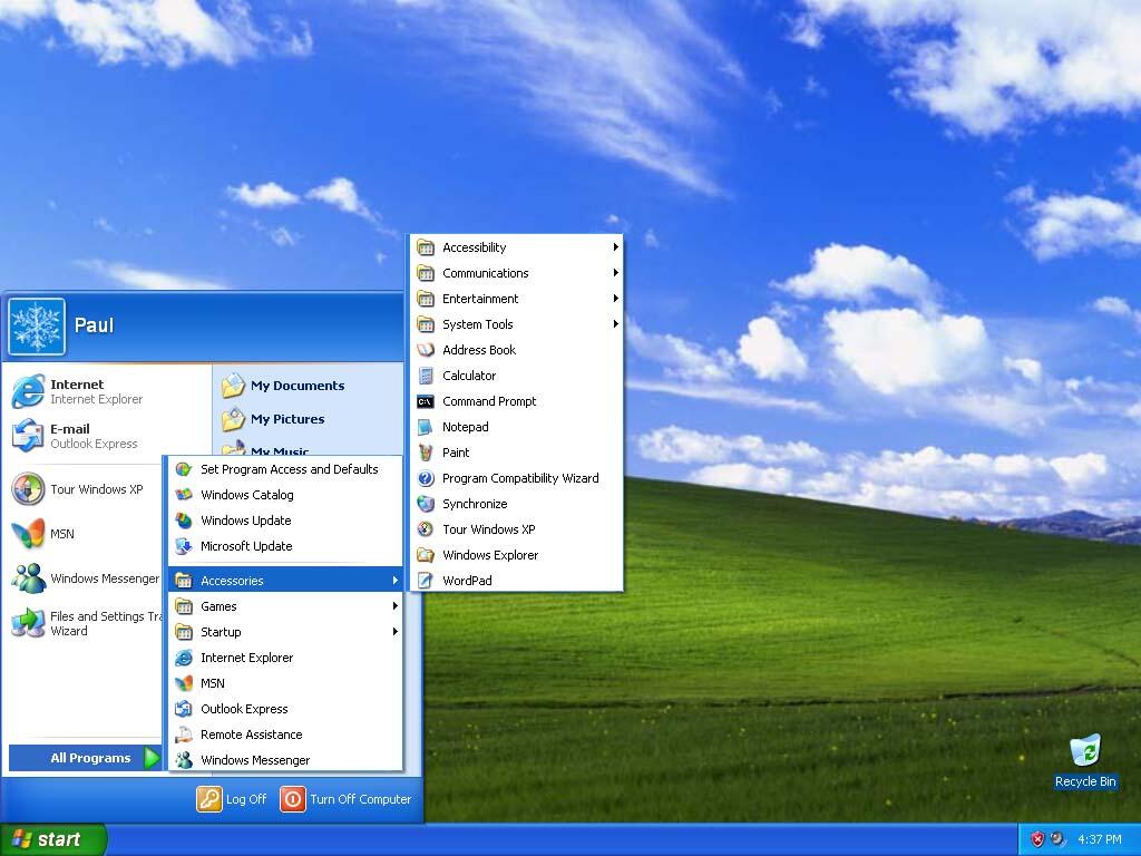 Homescreen OS Windows dan OS X(Macintosh)