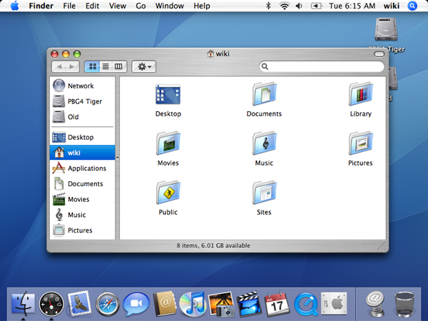 Homescreen OS Windows dan OS X(Macintosh)