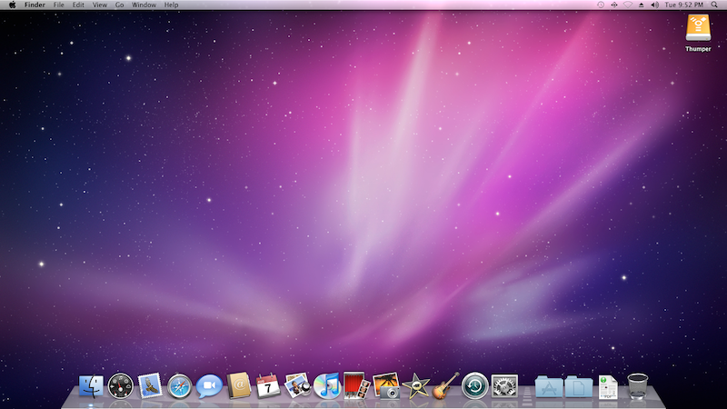 Homescreen OS Windows dan OS X(Macintosh)