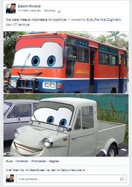 Disney Cars Masuk Ke Indonesia Gan